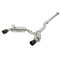 Afe Stainless Steel, With Mufflers, 3 Inch Pipe Diameter, Single Exhaust With Dual Exit, Split Rear Exit 49-36701-B - alternate 1
